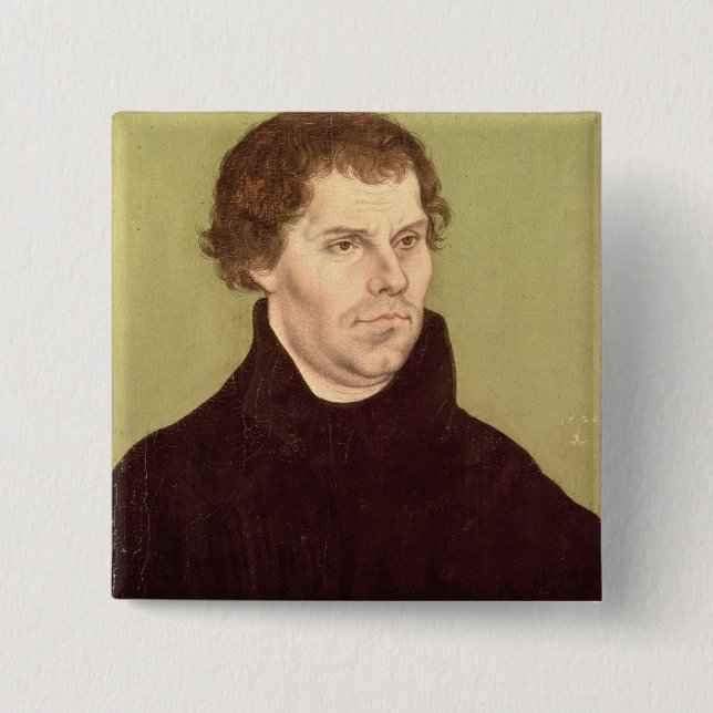 Badge Carré 5 Cm Martin Luther (Devant)