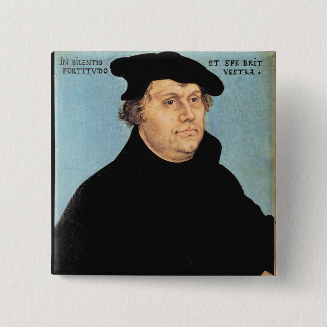 Badge Carré 5 Cm Martin Luther, c.1532 (Devant)