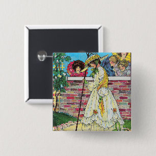 Badge Carré 5 Cm Mary Mary Assez Contraire Comment Votre Jardin Aug