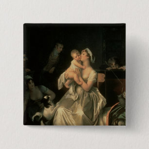 Badge Carré 5 Cm Maternité, 1805