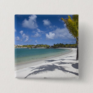 Badge Carré 5 Cm Maurice, Ile Maurice, Trou d'Eau Douce,