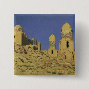 Badge Carré 5 Cm Mausolée de Hazreti Shakh-i-Zindeh