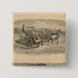 Badge Carré 5 Cm McCormick Company, Chicago, Illinois