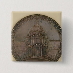 Badge Carré 5 Cm Médaille de base de Val-De-Grâce