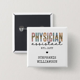 Badge Carré 5 Cm Médecin adjoint associé