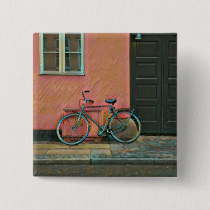 Badge Carré 5 Cm Meilleurs cadeaux cyclistes