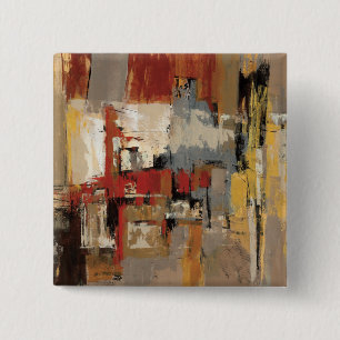 Badge Carré 5 Cm Mélodie pour la guitare et le saxo