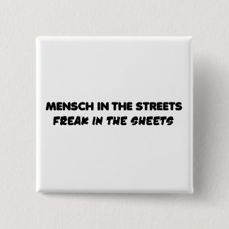 Badge Carré 5 Cm mensch