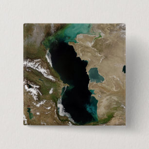 Badge Carré 5 Cm Mer Caspienne