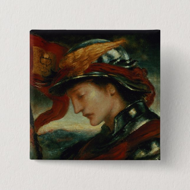 Badge Carré 5 Cm Mercury 2 (Devant)