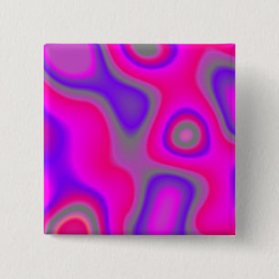 Badge Carré 5 Cm Mère de Pearl Abstraite 01