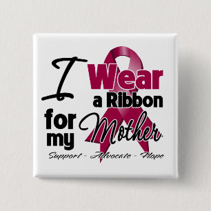 Badge Carré 5 Cm Mère - Ruban myélome multiple