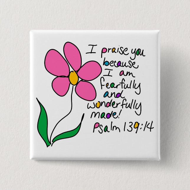 Badge Carré 5 Cm Merveilleusement fait (Devant)