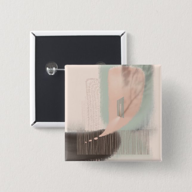 Badge Carré 5 Cm métaphore_8_goinghome (Devant & derrière)