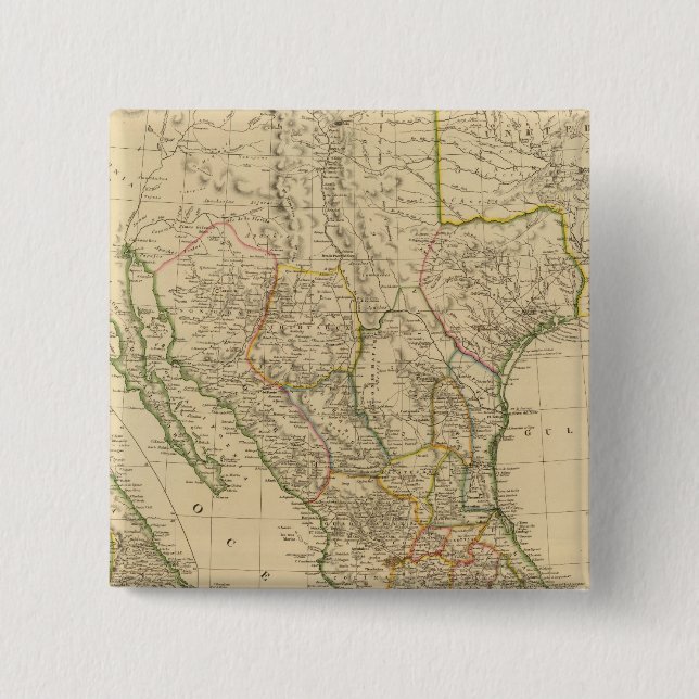 Badge Carré 5 Cm Mexique 8 (Devant)