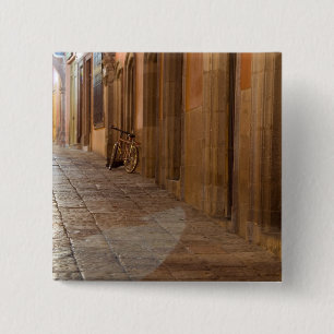 Badge Carré 5 Cm Mexique, San Miguel de Allende, Trottoir avec