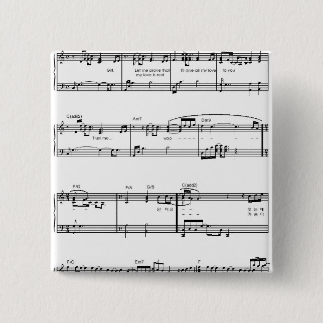 Badge Carré 5 Cm Miduhyo (Devant)