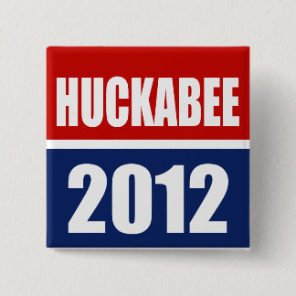 BADGE CARRÉ 5 CM MIKE HUCKABEE 2012