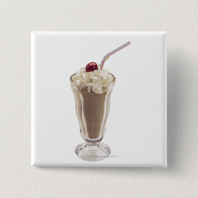 Badge Carré 5 Cm Milkshake (Devant)
