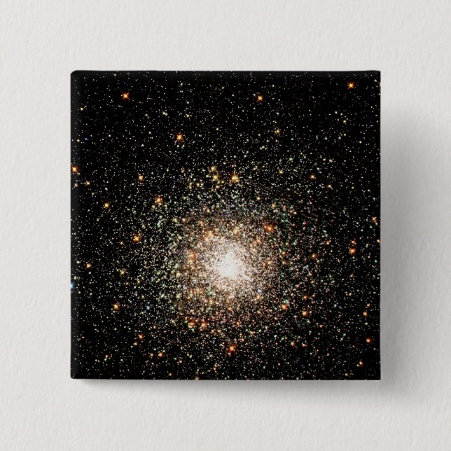 Badge Carré 5 Cm Milky Way Star Cluster (Devant)
