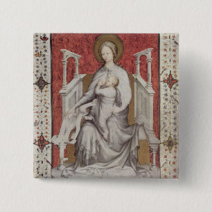 Badge Carré 5 Cm Milliseconde 11060-11061 la Vierge allaitant le