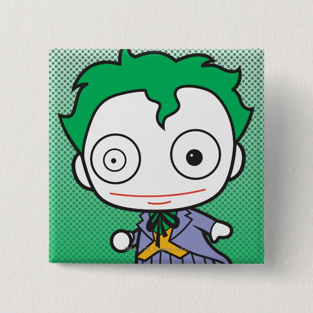Badge Carré 5 Cm Mini-Joker (Devant)