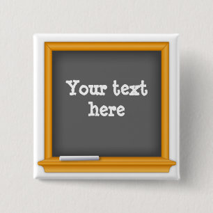 Badge Carré 5 Cm Mini tableau de bord personnalisable