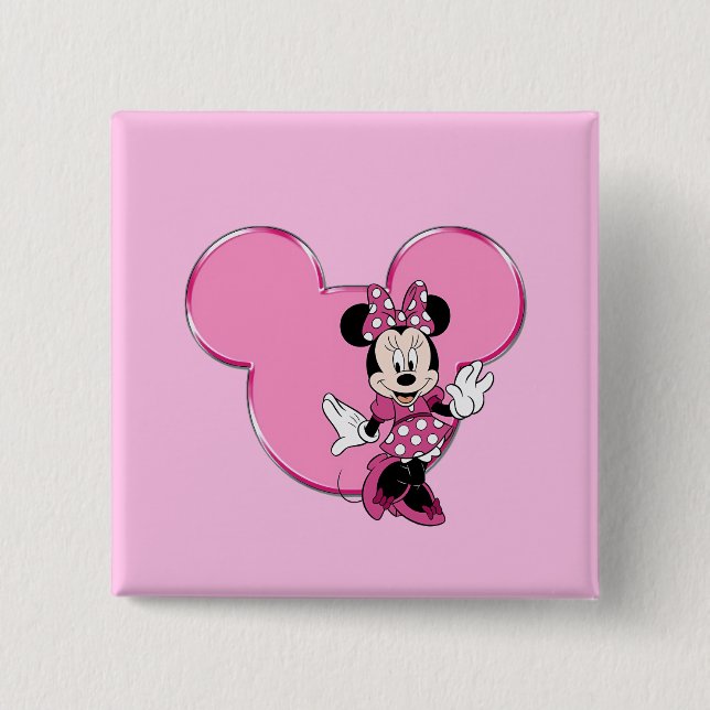 Badge Carré 5 Cm Minni (Devant)
