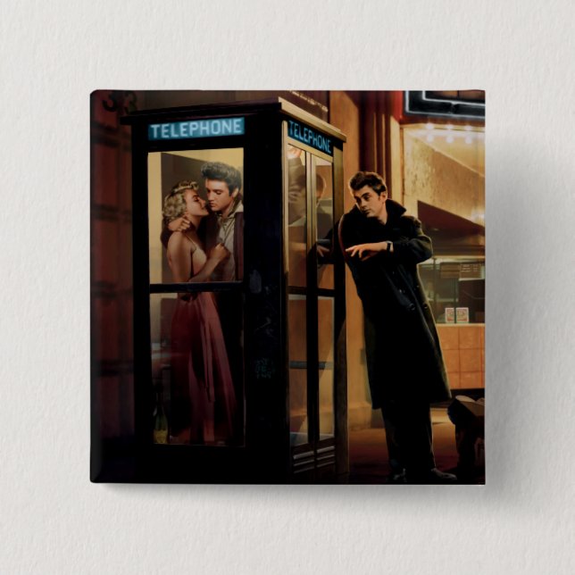 Badge Carré 5 Cm Minuit Matinee 2 (Devant)