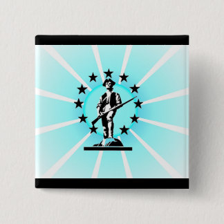 Badge Carré 5 Cm Minuteman