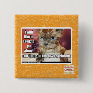 Badge Carré 5 Cm Minuterie de Sprinklur de pelouse