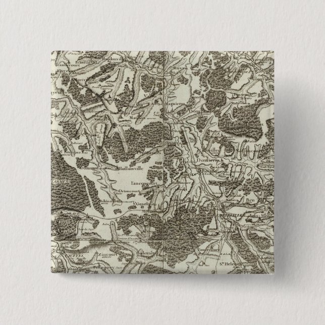 Badge Carré 5 Cm Mirecourt, Épinal (Devant)