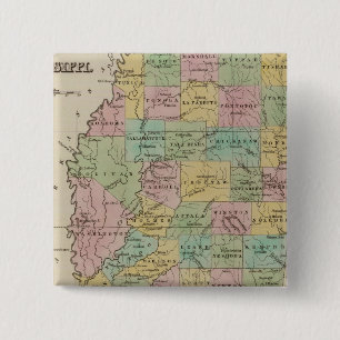 Badge Carré 5 Cm Mississippi 11