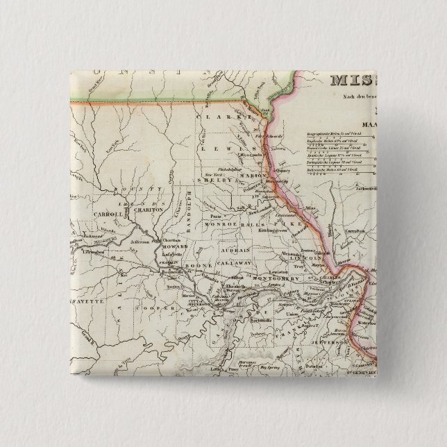 Badge Carré 5 Cm Missouri 2 (Devant)