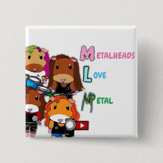 Badge Carré 5 Cm MLM : Guinée PIgs