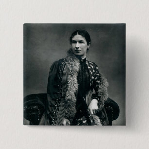 Badge Carré 5 Cm Mme Humphry Ward, 1881