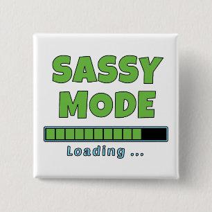 Badge Carré 5 Cm Mode Sassy Chargement …