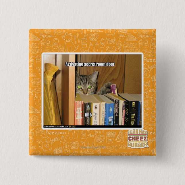 Badge Carré 5 Cm Modèle (Devant)