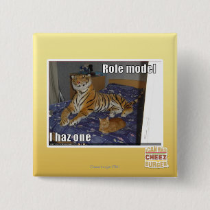 Badge Carré 5 Cm Modèle, haz un d'I