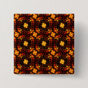 Badge Carré 5 Cm Moderne Bohème Élégant Motif Artistique Abstrait O