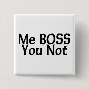 Badge Carré 5 Cm Moi Ne Vous Empêchez Pas