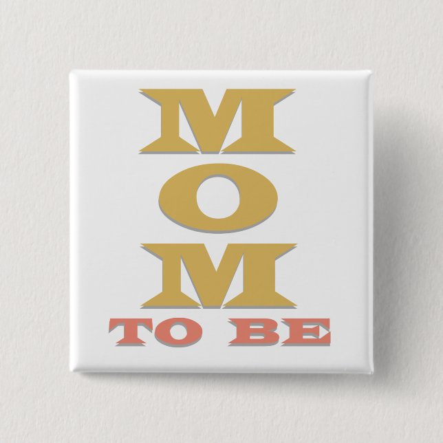 Badge Carré 5 Cm MOM sera t-shirts et cadeaux (Devant)