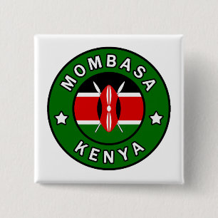 Badge Carré 5 Cm Mombasa Kenya