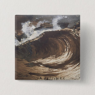 Badge Carré 5 Cm Mon destin, 1857