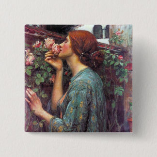 Badge Carré 5 Cm Mon_Rose_sucré