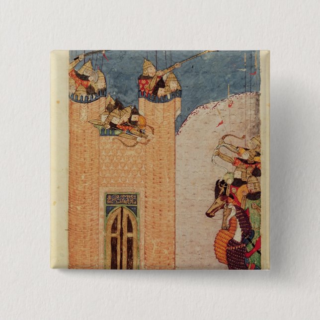 Badge Carré 5 Cm Mongoles (Devant)