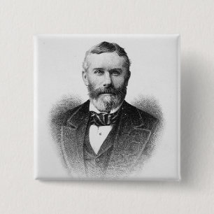 Badge Carré 5 Cm Monsieur George Otto Trevelyan