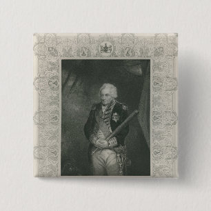Badge Carré 5 Cm Monsieur John Jervis en 1795