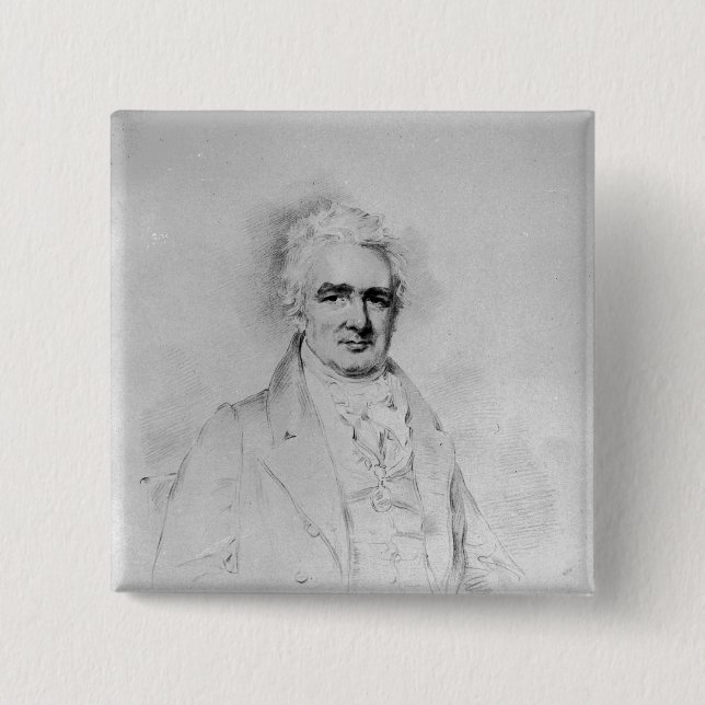 Badge Carré 5 Cm Monsieur John Thomas Stanley Bart (Devant)