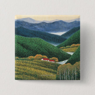 Badge Carré 5 Cm Montagnes de ressort